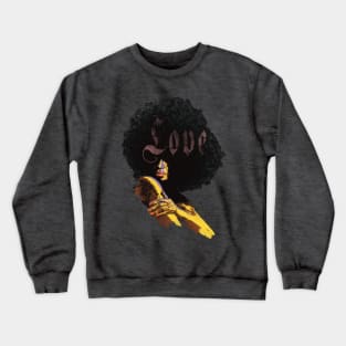 afro love Crewneck Sweatshirt